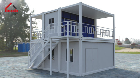 Casa desmontable de acero galvanizado 2022 Diseño de viviendas para blanco / gris / negro