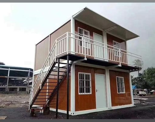 Casa desmontable de acero galvanizado 2022 Diseño de viviendas para blanco / gris / negro