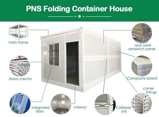 Mini Económico Modular Prefabricado Casa de Cuadro Moderno Contenedor de lujo de acero
