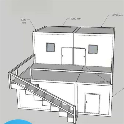 Casas prefabricadas de 40 pies móviles prefabricadas para hoteles por REACHTOP Modular
