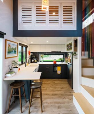 Hoteles Casa de contenedores modulares portátiles para viviendas ampliables de diseño contemporáneo