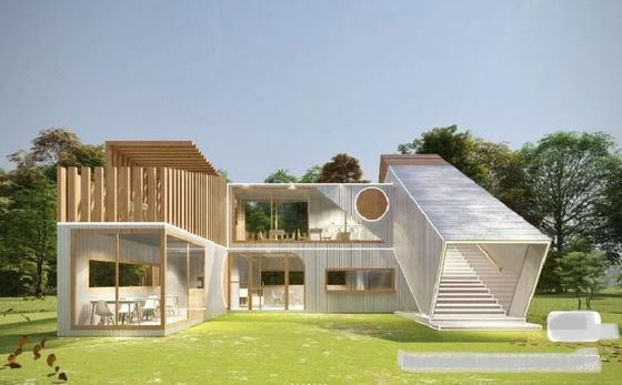 Hoteles Casa de contenedores modulares portátiles para viviendas ampliables de diseño contemporáneo