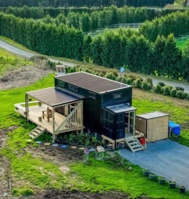 Estilo de diseño contemporáneo Casa de contenedores modulares portátiles Prefabricadas Viviendas plegables