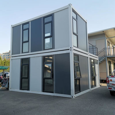Casas de contenedores desmontables de acero galvanizado para alojamiento prefabricado