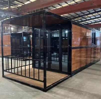 Casa de contenedores de paquetes plegables personalizados con estilo moderno simple