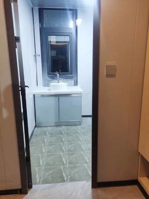 20 pies prefabricado portátil pequeña casa plegable con 3 dormitorios PVC ventana corredera