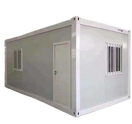 Casas prefabricadas portátiles fáciles de instalar con marco de acero galvanizado y suelo de tablero MGO