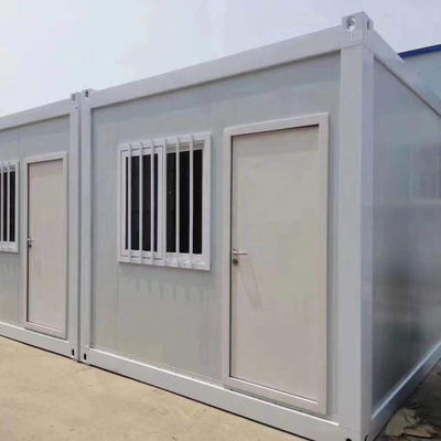 Casas prefabricadas portátiles fáciles de instalar con marco de acero galvanizado y suelo de tablero MGO