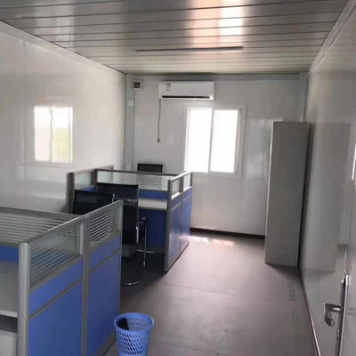 Casas prefabricadas portátiles fáciles de instalar con marco de acero galvanizado y suelo de tablero MGO