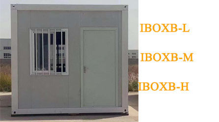Casas prefabricadas portátiles fáciles de instalar con marco de acero galvanizado y suelo de tablero MGO