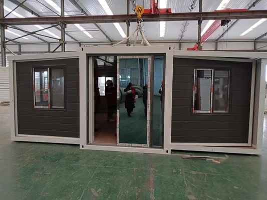 Contenedor plegable de 20 pies/40 pies Villa móvil de lujo de 3 dormitorios Casa prefabricada pequeña