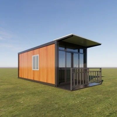 Casa de contenedores de vivienda móvil con diseño personalizado plegable expandible y moderno
