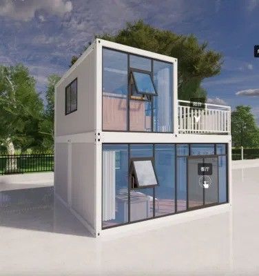 Casa prefabricada de contenedores de envío modificada y casa de contenedores portátiles multifuncionales