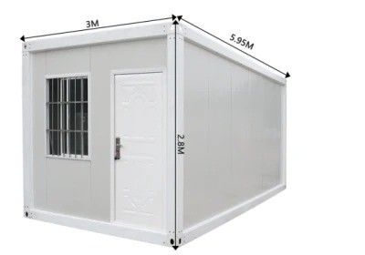 Habitación de dormitorio móvil Contenedor de casa para estructura de acero Panel de diseño de la casa