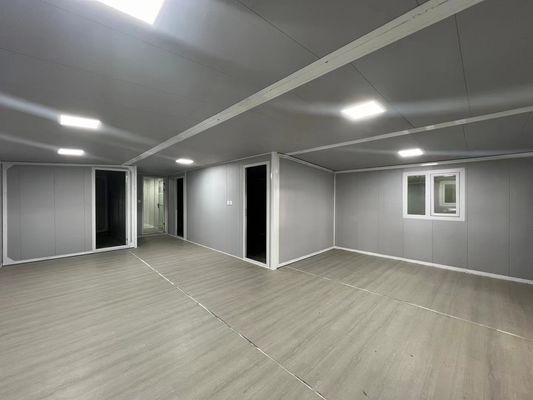 Hotel Casa de contenedores plana expandible con ventana corredera de PVC 20ft 30ft 40ft