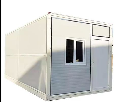 Casa de contenedores de vivienda móvil plegable rápida con paquete plano prefabricado de 20 pies 40 pies