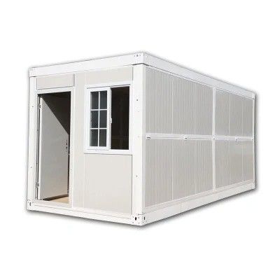 Casas de contenedores prefabricadas plegables con estructura reciclable