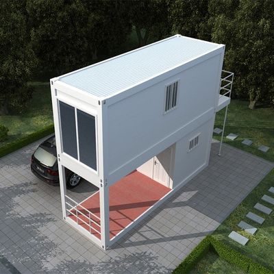 Estructura de acero Modular 40FT Contenedor de envío de paquetes planos Villa Casa para compradores finales