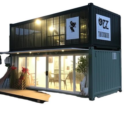 Panel de sándwich de lana de roca a prueba de fuego para contenedores de paquetes planos de diseño contemporáneo