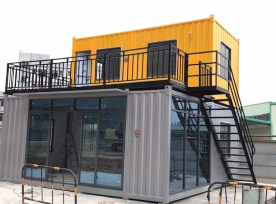 Panel de sándwich de lana de roca a prueba de fuego para contenedores de paquetes planos de diseño contemporáneo