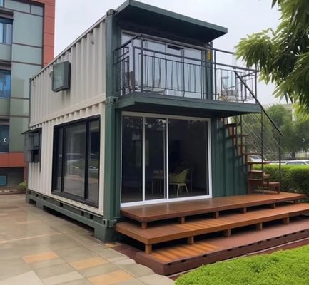 Panel de sándwich de lana de roca a prueba de fuego para contenedores de paquetes planos de diseño contemporáneo