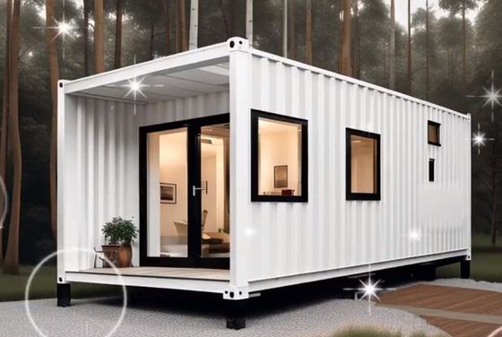 20 pies portátil Flat Pack Container Container Casa para el estilo contemporáneo
