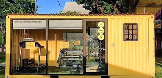 Estilo de diseño contemporáneo Prefabricado Flat Pack Living Container House 20ft/40ft