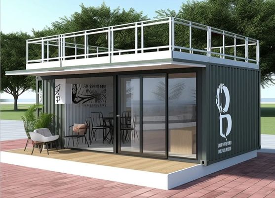 Casa de contenedores moderna, portátil y desmontable para celebridades de Internet de lujo.