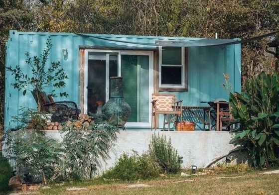 Casa de contenedores moderna, portátil y desmontable para celebridades de Internet de lujo.