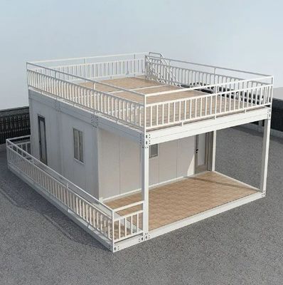 Casa de contenedores con puerta de acero La mejor opción de vivienda portátil