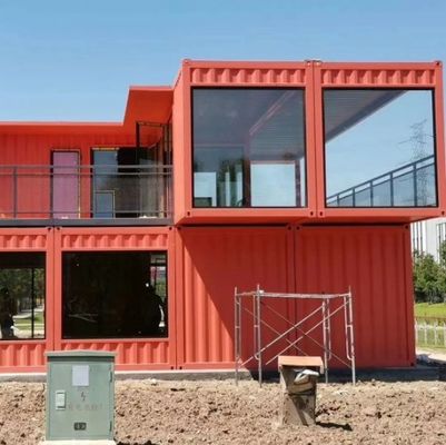 Casa de contenedores con puerta de acero La mejor opción de vivienda portátil