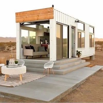 Casas portátiles de paquete plano ideales para hoteles y oficinas