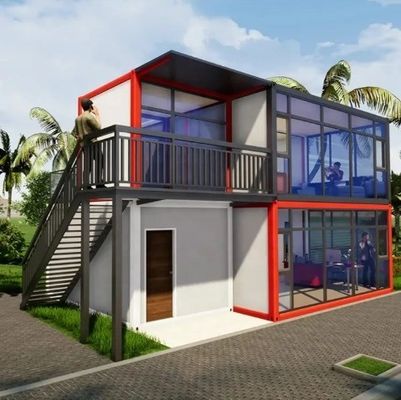 Casas portátiles de paquete plano ideales para hoteles y oficinas