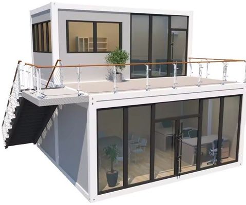 Puertas de acero desmontables Modulares de varios pisos Casas prefabricadas Contenedores Casas Edificios