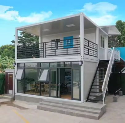 Puertas de acero desmontables Modulares de varios pisos Casas prefabricadas Contenedores Casas Edificios