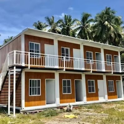 Puertas de acero desmontables Modulares de varios pisos Casas prefabricadas Contenedores Casas Edificios