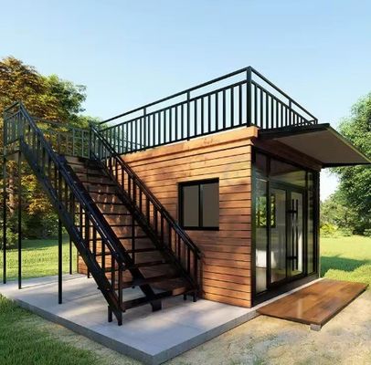 Puertas de acero desmontables Modulares de varios pisos Casas prefabricadas Contenedores Casas Edificios