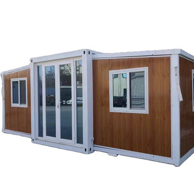 Casa de contenedores con 2 dormitorios expandible con 3 dormitorios portátil prefabricada