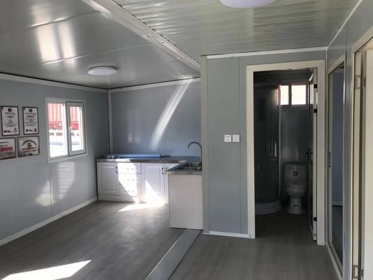 Casa de contenedores prefabricada con 2 dormitorios expandibles