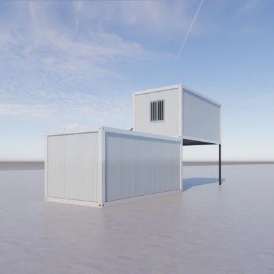 Casa ampliable Contenedor de paquete plano Casa de contenedores móvil